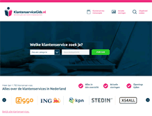 Tablet Screenshot of klantenservicegids.nl